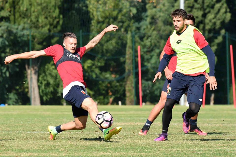 Fiamozzi allenamento Genoa 10 10 2016