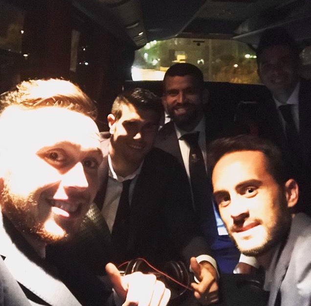 Lucas Ocampos su Instagram lancia una foto di gruppo