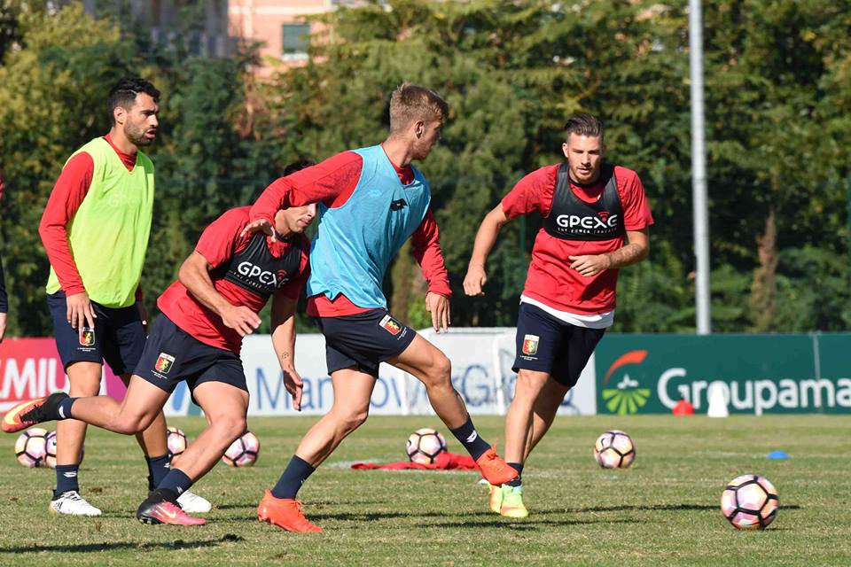 Rigoni allenamento Genoa 10 10 2016