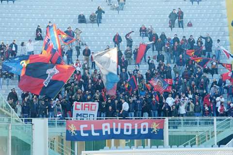 Settore tifosi Genoa Firenze 2