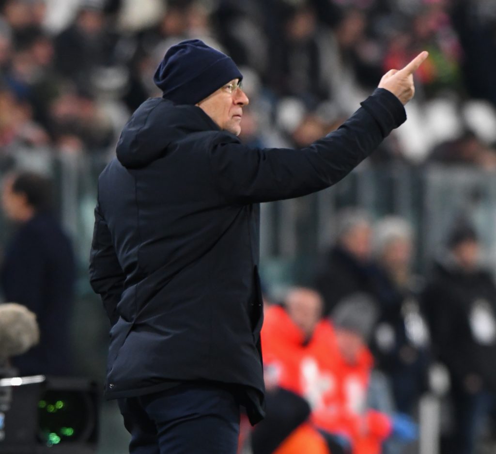 Davide Ballardini durante Juventus-Genoa 22 gennaio 2018 (Foto Alessandro Sabattini/Getty Images)