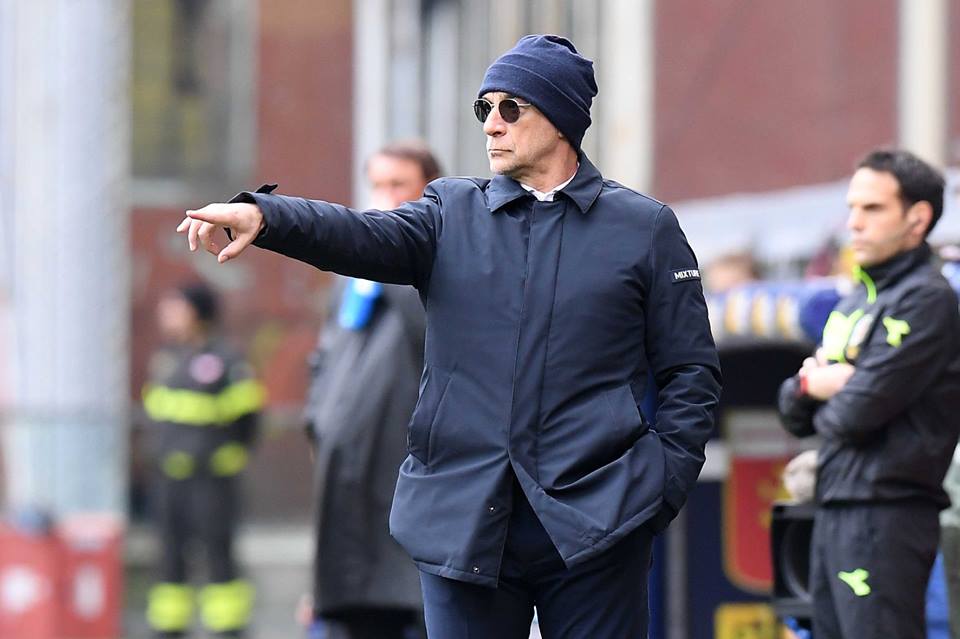 Davide Ballardini durante Genoa-Inter 17 febbraio 2018 (Foto Emilio Andreoli/Getty Images)