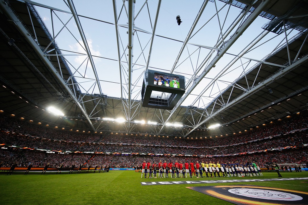 La Friends Arena di Solna durante la finale di Europa League Ajax-Manchester (Foto di Julian Finney/Getty Images)