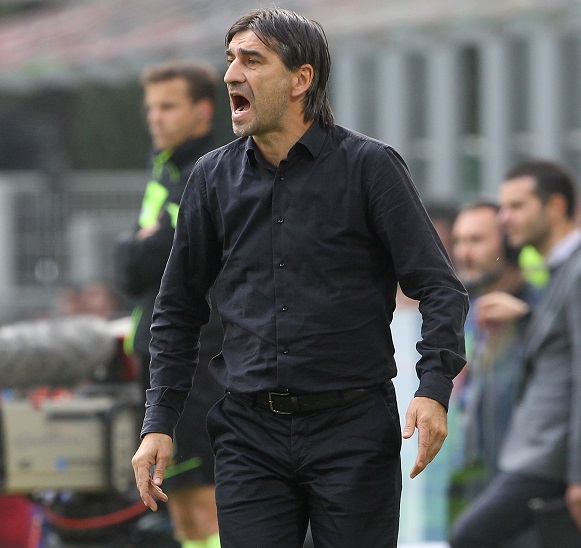 Ivan Juric durante Milan-Genoa (Foto Marco Luzzani/Getty Images)