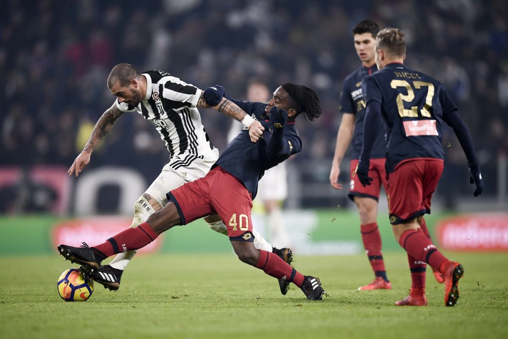 Duello Omeonga-Sturaro (Foto Daniele Badolato - Juventus FC/Juventus FC via Getty Images)
