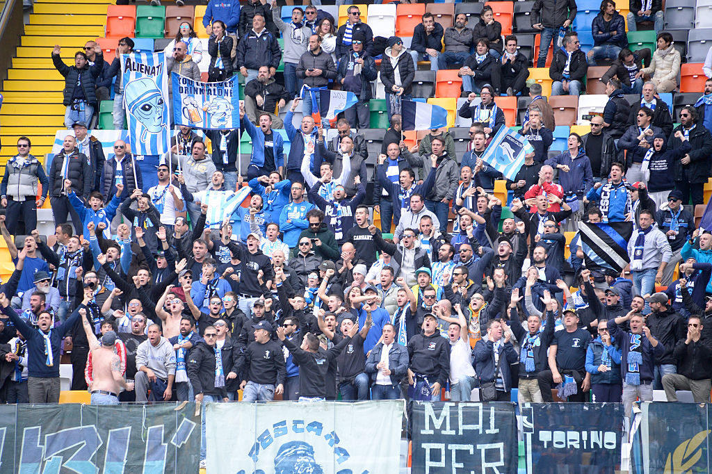 I tifosi del Pescara (foto Dino Panato/Getty Images)