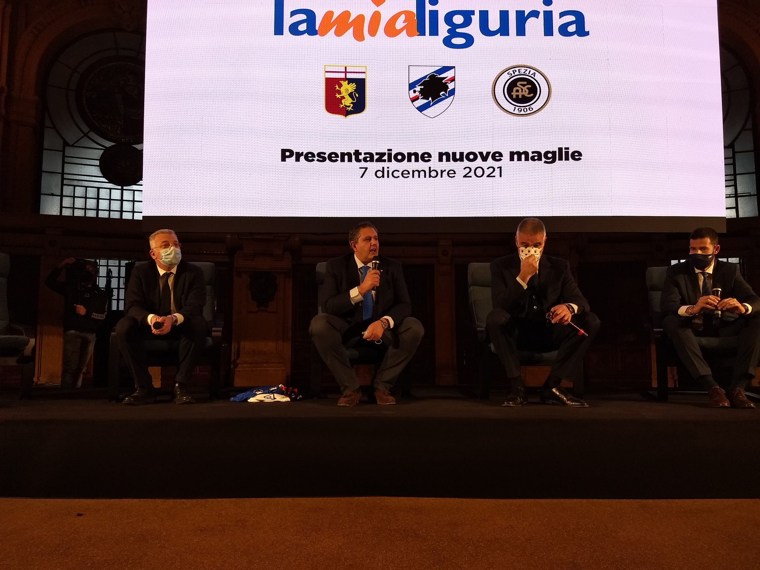 Presentazione maglie squadre liguri Serie A 2021/22 (© ph. Alfonso Magno)