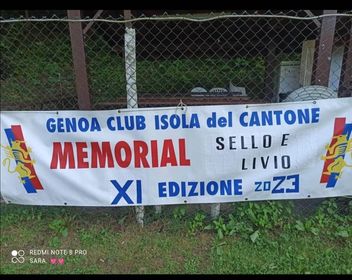 Genoa Club Isola del Cantone Memorial Sello Livio