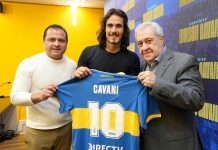 Cavani Boca Juniors